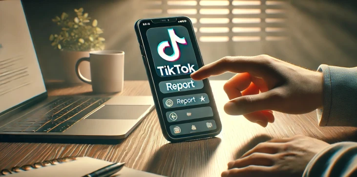 reporte en tik tok